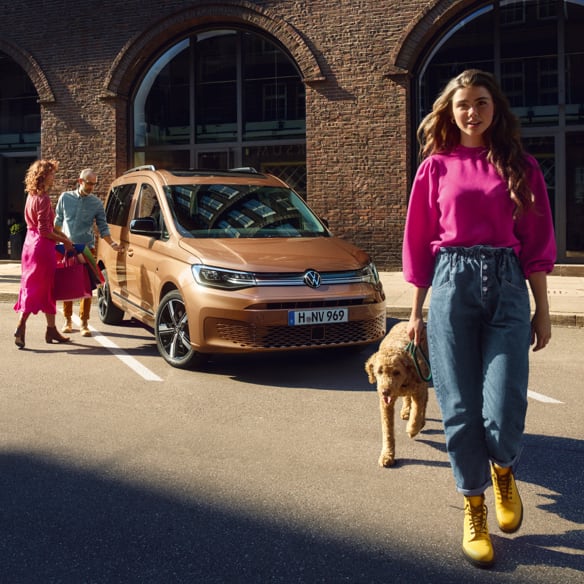 Der neue Volkswagen Caddy als Familienauto.